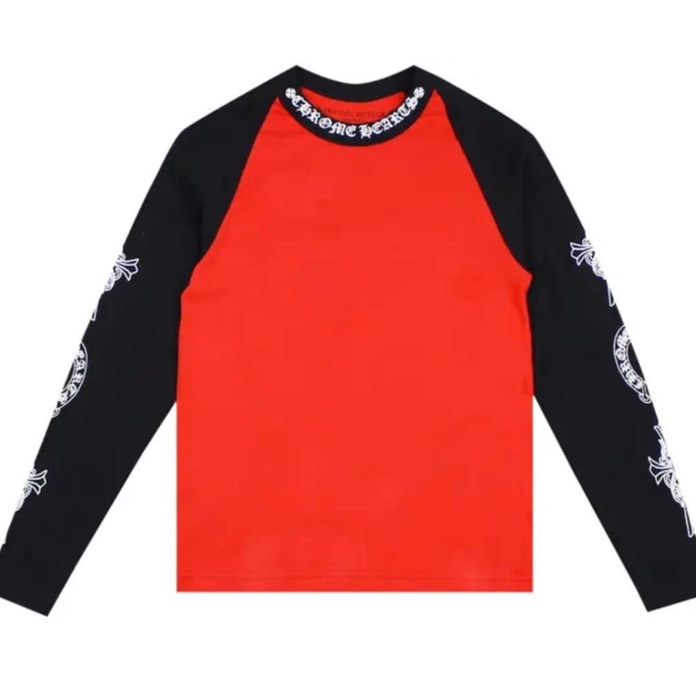 Chrome Hearts Neck Logo Baseball Shirt